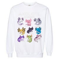 Cute Axolotl For & Or  - Axolotl Garment-Dyed Sweatshirt