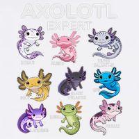 Cute Axolotl For & Or  - Axolotl Garment-Dyed Sweatshirt