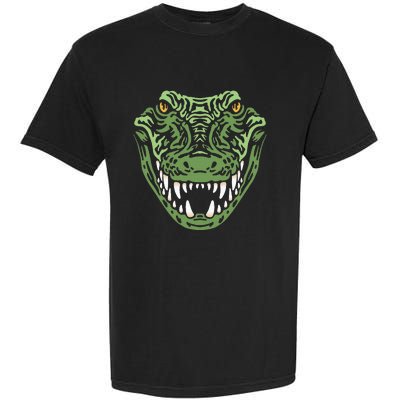 Crocodile Alligator Face Crocodiles Gator Garment-Dyed Heavyweight T-Shirt