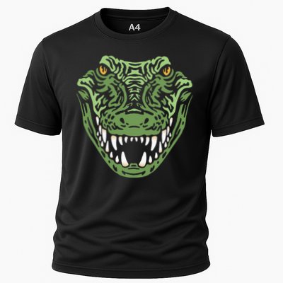 Crocodile Alligator Face Crocodiles Gator Cooling Performance Crew T-Shirt