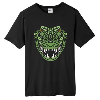 Crocodile Alligator Face Crocodiles Gator Tall Fusion ChromaSoft Performance T-Shirt