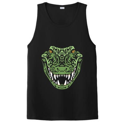 Crocodile Alligator Face Crocodiles Gator PosiCharge Competitor Tank