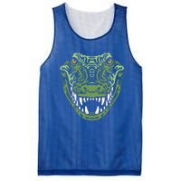 Crocodile Alligator Face Crocodiles Gator Mesh Reversible Basketball Jersey Tank