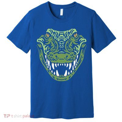 Crocodile Alligator Face Crocodiles Gator Premium T-Shirt