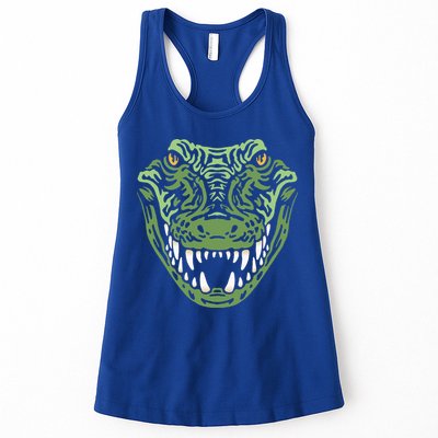 Crocodile Alligator Face Crocodiles Gator Womens Tank Top