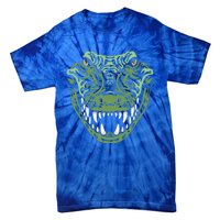 Crocodile Alligator Face Crocodiles Gator Tie-Dye T-Shirt