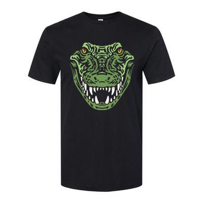 Crocodile Alligator Face Crocodiles Gator Softstyle CVC T-Shirt