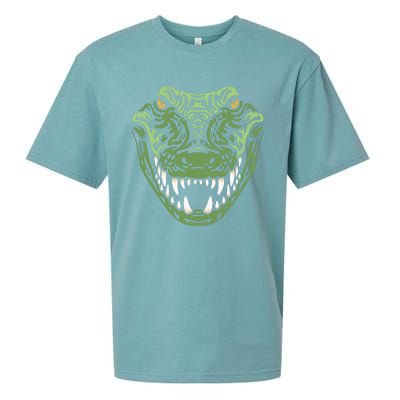 Crocodile Alligator Face Crocodiles Gator Sueded Cloud Jersey T-Shirt