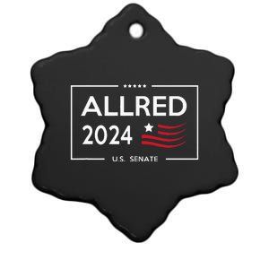 Colin Allred For Senate Texas 2024 Ceramic Star Ornament