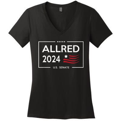 Colin Allred For Senate Texas 2024 Women's V-Neck T-Shirt