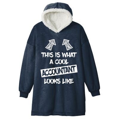 Cool Accountant Funny Saying Accountants Bookkeepers Hooded Wearable Blanket