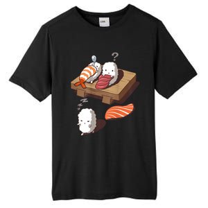 Cute And Funny Japanese Nigiri Sushi Sleepwalking Tall Fusion ChromaSoft Performance T-Shirt