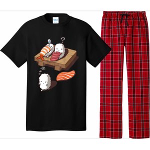 Cute And Funny Japanese Nigiri Sushi Sleepwalking Pajama Set