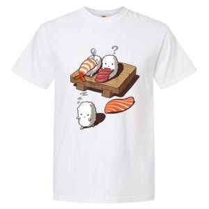 Cute And Funny Japanese Nigiri Sushi Sleepwalking Garment-Dyed Heavyweight T-Shirt