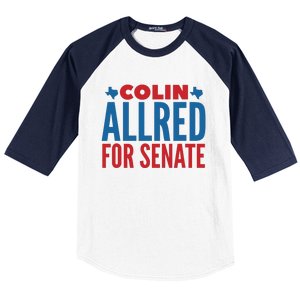 Colin Allred For Senate Baseball Sleeve Shirt