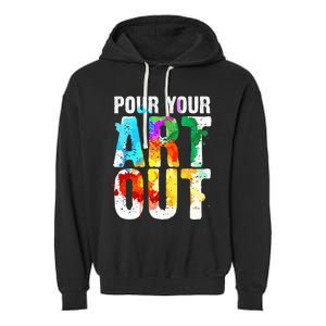 Cool Artist For Wo Painter Art Teacher Paint Artists Garment-Dyed Fleece Hoodie