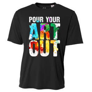 Cool Artist For Wo Painter Art Teacher Paint Artists Cooling Performance Crew T-Shirt