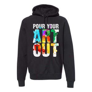 Cool Artist For Wo Painter Art Teacher Paint Artists Premium Hoodie