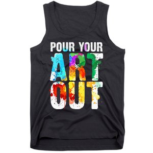 Cool Artist For Wo Painter Art Teacher Paint Artists Tank Top