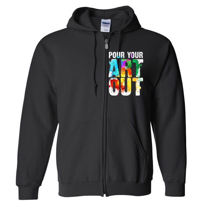 Cool Artist For Wo Painter Art Teacher Paint Artists Full Zip Hoodie