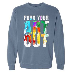 Cool Artist For Wo Painter Art Teacher Paint Artists Garment-Dyed Sweatshirt