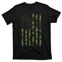 Camo American Flag Usa Camouflage T-Shirt