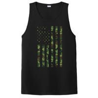 Camo American Flag Usa Camouflage PosiCharge Competitor Tank