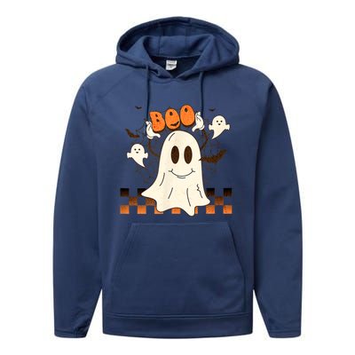 Cute And Funny Halloween Boo Ghost Performance Fleece Hoodie