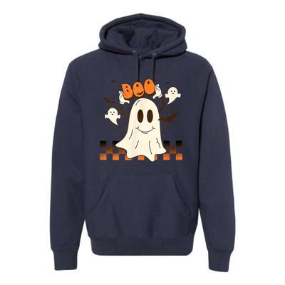 Cute And Funny Halloween Boo Ghost Premium Hoodie