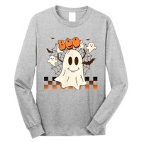 Cute And Funny Halloween Boo Ghost Long Sleeve Shirt