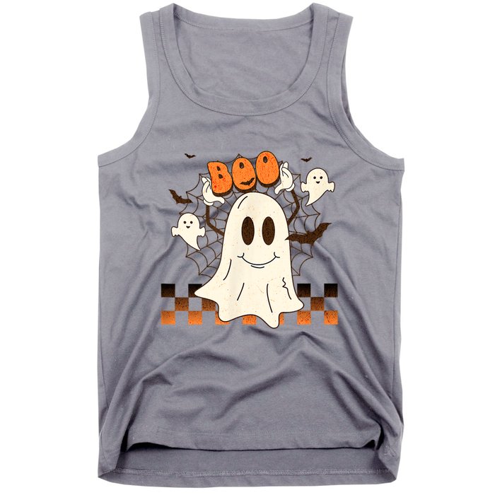 Cute And Funny Halloween Boo Ghost Tank Top