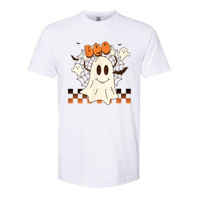 Cute And Funny Halloween Boo Ghost Softstyle CVC T-Shirt