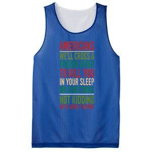 Cross A Frozen River To Kill You In Your Sleep On Christmas Mesh Reversible Basketball Jersey Tank