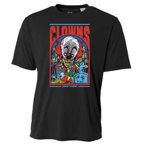 Clowns Aren't Funny Horror Cooling Performance Crew T-Shirt