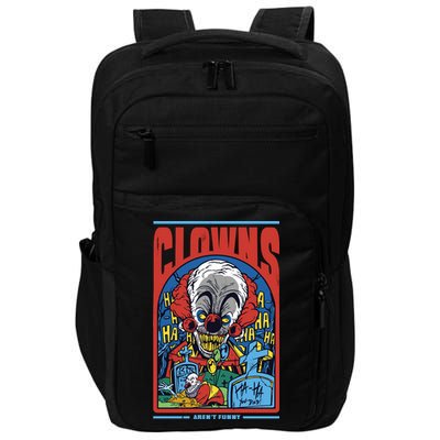 Clowns Aren't Funny Horror Impact Tech Backpack