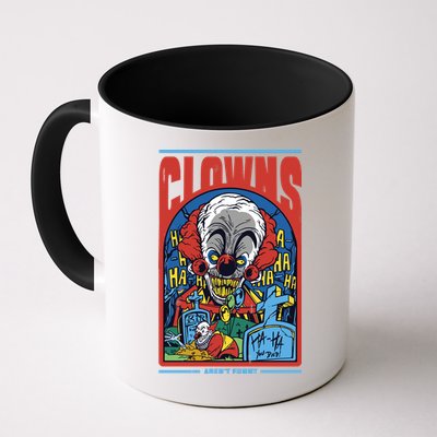 Clowns Aren't Funny Horror Mug