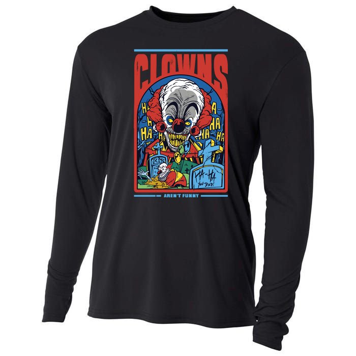 Clowns Aren't Funny Horror Cooling Performance Long Sleeve Crew