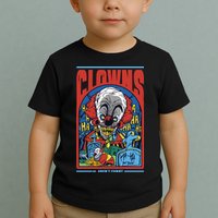 Clowns Aren't Funny Horror Toddler T-Shirt