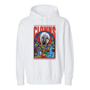 Clowns Aren't Funny Horror Garment-Dyed Fleece Hoodie