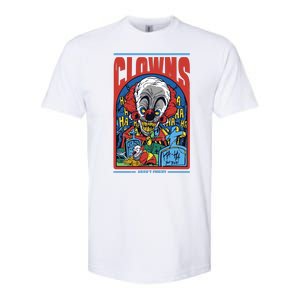 Clowns Aren't Funny Horror Softstyle CVC T-Shirt