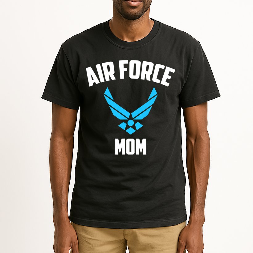 Cool Air Force Mom Best Proud Military Veteran Tall T-Shirt
