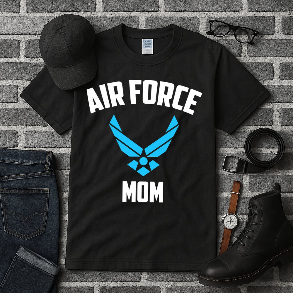 Cool Air Force Mom Best Proud Military Veteran Tall T-Shirt