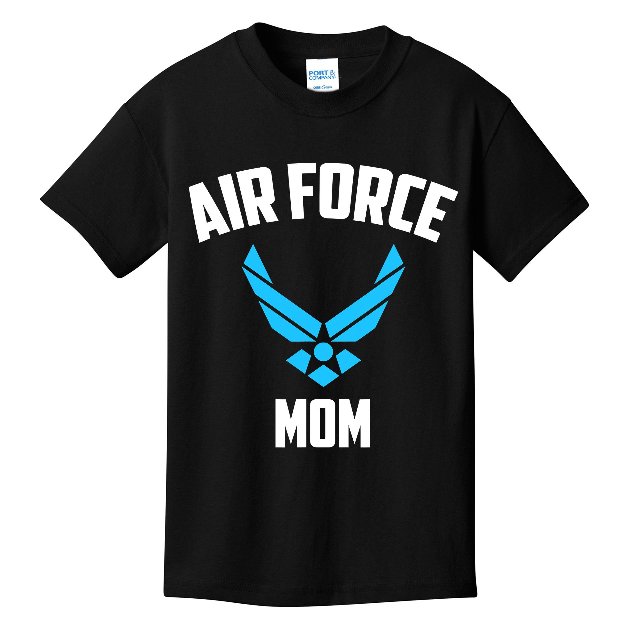 Cool Air Force Mom Best Proud Military Veteran Kids T-Shirt