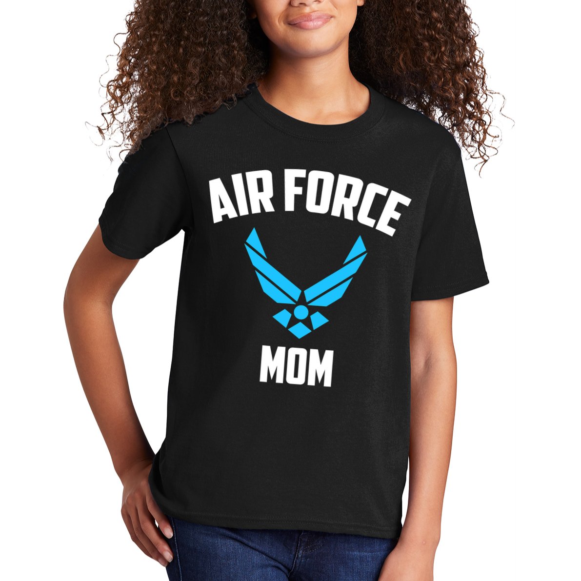 Cool Air Force Mom Best Proud Military Veteran Kids T-Shirt
