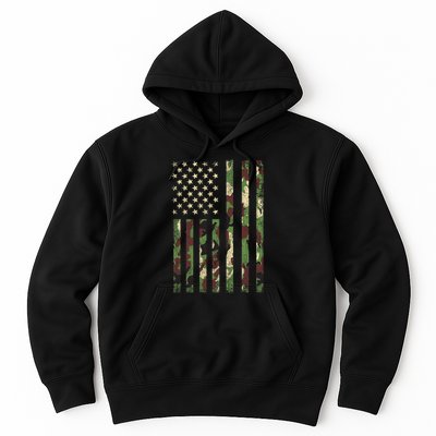 Camo American Flag Usa Camouflage Hoodie