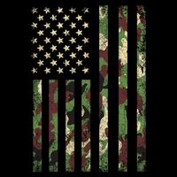 Camo American Flag Usa Camouflage City Backpack