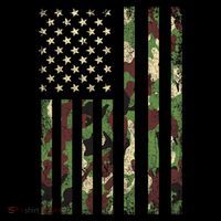 Camo American Flag Usa Camouflage Kids T-Shirt