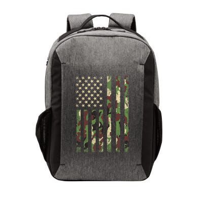 Camo American Flag Usa Camouflage Vector Backpack