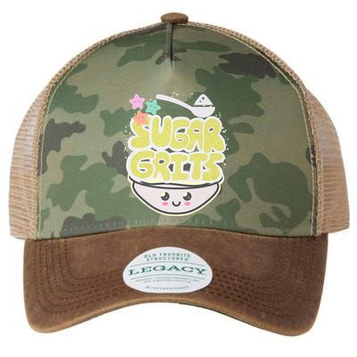 Cute And Funny Sugar And Grits Foodie Legacy Tie Dye Trucker Hat