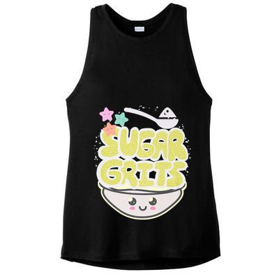 Cute And Funny Sugar And Grits Foodie Ladies PosiCharge Tri-Blend Wicking Tank